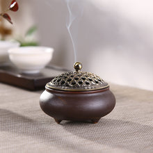  Ceramic Three-legged Incense Burner Sandalwood Agarwood Household Tea Ceremony